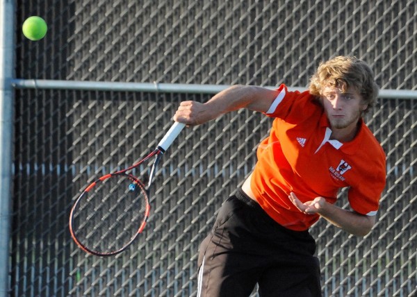 Warsaw senior Sam Rice will compete Saturday in the regional round for No. 1 players at LaPorte (File photo by Mike Deak)