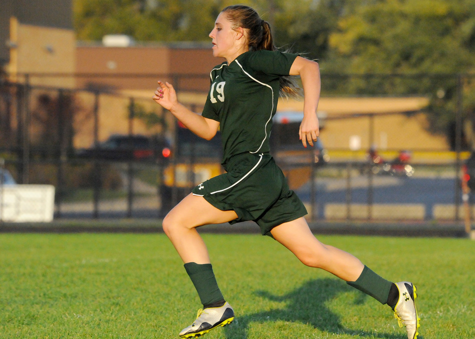Leigh-Ann Shrack of Wawasee is a speedy option at forward in the Lady Warrior attack.