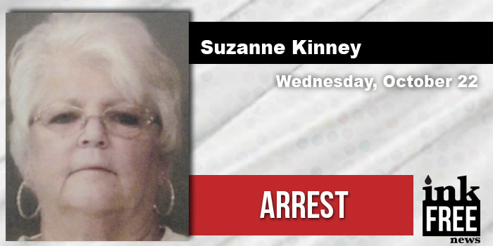 suzanne kinney arrested for forgery