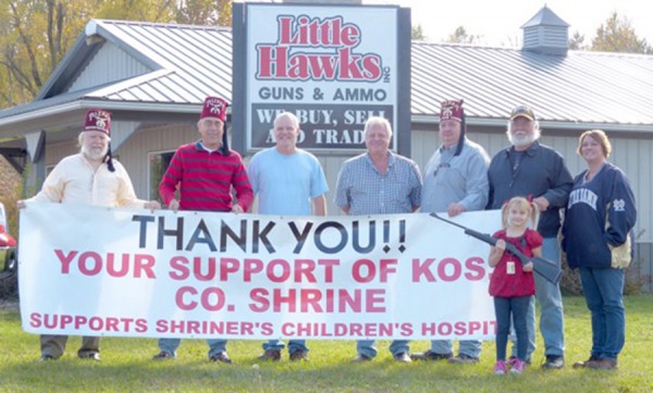 L to R: Don Smith, John Sadler, Dave Shively, Rick Weed, Bill Hartman, Joe Brown,  Arwyn Miller, Cyndi Miller. Photo provided.