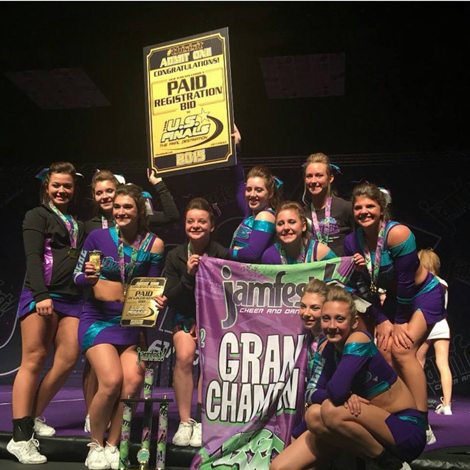 The Midwest XTreme cheer team "C4" won the special . (Photo provided by Tim Salmons)