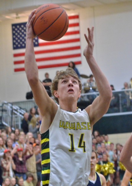 Wawasee's Gage Reinhard led all scorers with 23 points in Tuesday's 56-51 victory over Fairfield. (Photos by Nick Goralczyk)