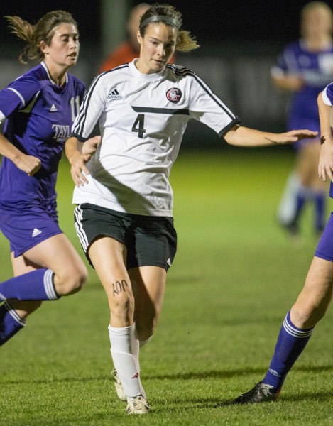Mallory Rondeau, a Wawasee High School graduate, scored the game winner for Grace Saturday night in the conference tournament opener (File photo provided by the Grace College Sports Information Department)