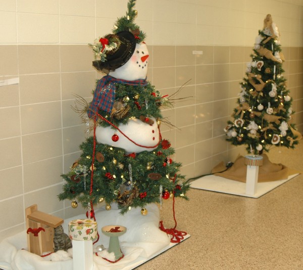 Shown are two of the decorated trees from the 2013 Festival of Trees. (Photo by Martha Stoelting)