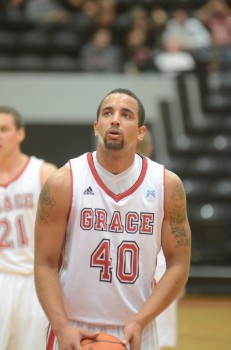 Chad Hoffert, a former standout at Tippecanoe Valley High School, has been a great addition this season for Grace.
