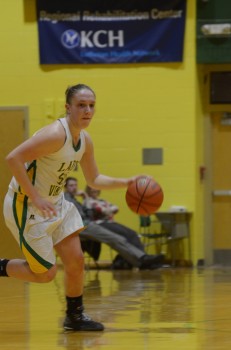 Sophomore standout Anne Secrest had 13 points for the Vikings.