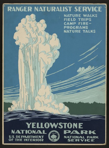 A poster created by one of the artists hired by the WPA. 