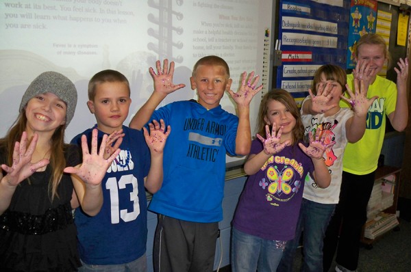 L to R: Abby McCoy, Lucas Kaufman, Cole Shively, Rayna Dickson, Alli Barber, Lena Doll