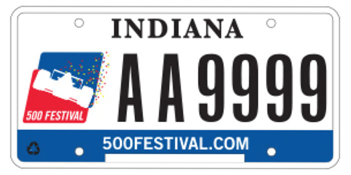 500 Festival plate