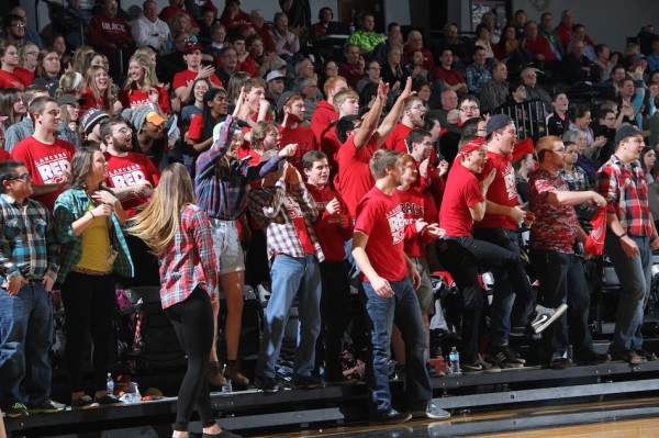 The student body was loud and proud for Grace College Tuesday night. The host Lancers lost to No. 1 Indiana Wesleyan 62-55 in Winona Lake.