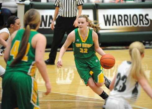 Brynda Krueger of Tippecanoe Valley filled a vital role at guard with starter Karis Tucker out.