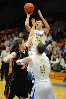 Triton's Austin Sellers led all scorers with 20 points.
