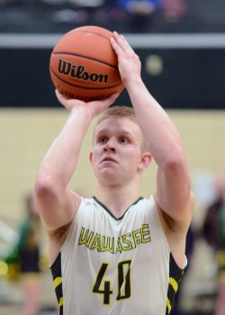 Alex Clark led all scorers with 23 points in Saturday night's loss to Northridge. (Photo provided by Wawasee Athletics)