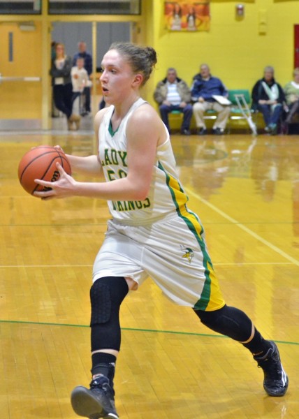 Tippecanoe Valley's Anne Secrest will be a big key for the Vikings come sectional time. Valley, 18-2 and TRC champions, drew Fairfield in the opening game of the Wawasee Sectional on Feb. 10 (File photo by Nick Goralczyk).