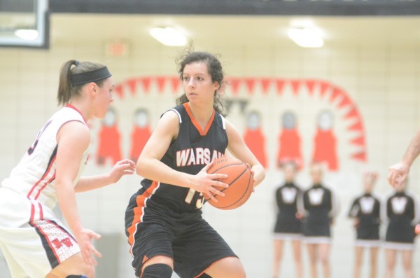 Warsaw senior Vicki Harris will be in action for the Tigers in the Goshen Sectional. Warsaw will play Northridge in the opening game on Feb. 10 (File photo by Scott Davidson)