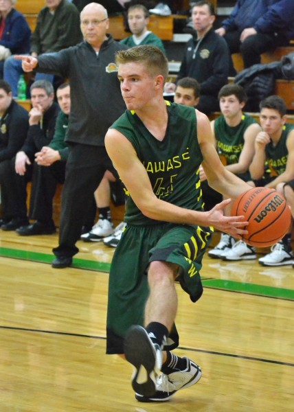 Aaron Beer scored 12 points in his first career start for Wawasee.