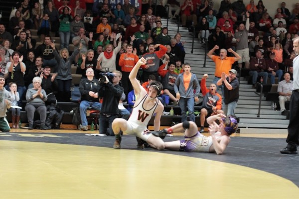 Kyle Hatch celebrates during one of his postseason wins.