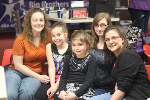 2014 Bowl For Kids’ Sake Team “The Mightly Littles.” Pictured are bowlers from left to right Shyloh Hoy, Maggie Tuggle, Macy Tuggle, Kyla Wood, and Kalee Tuggle.