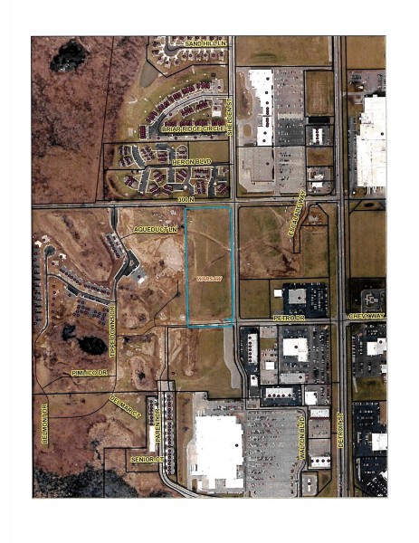 A site map of the location for a new transitional care facility