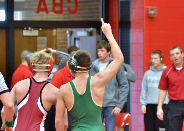 Wawasee's Tristin Ponsler made sure everyone knew that he was top dog at 126 last weekend.