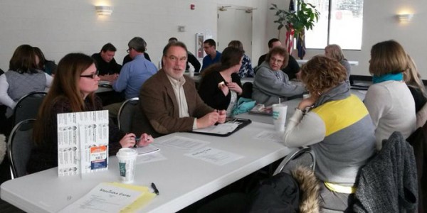 Discussions concerning upcoming projects was the topic at the Kosciusko Cares coalition meeting today. (Photo provided)