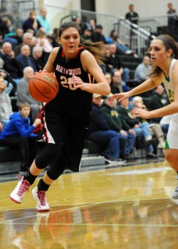 NorthWood's Jordyn Frantz concluded her outstanding career by recording 24 points, 
