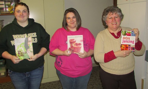 Everyone had a great time at our Nutrition Program on Monday, February 23 with Stephanie Faroh on Juicing. Our drawing prize winners were Shawna Sautte, Trisha Zartman, and Angie Hernandez.