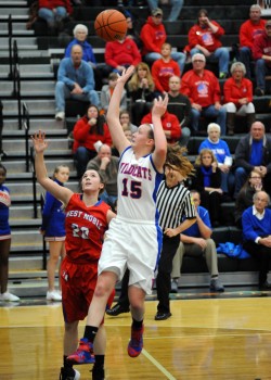 Whitko's Aly Reiff was on fire Wednesday, scoring 27 points.