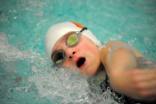 Warsaw's Savannah Taylor in the 500 freestyle.