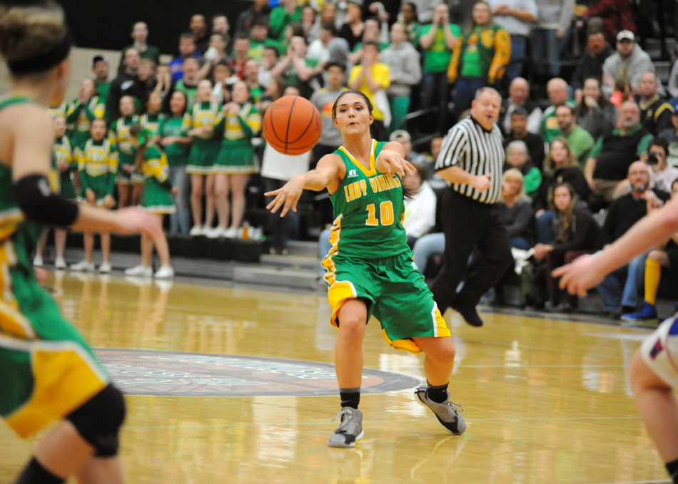 Taylor Trippiedi and her Tippecanoe Valley teammates will play Muncie Central this Saturday at the IHSAA Class 3-A Bellmont Girls Basketball Regional. (Photos by Mike Deak)