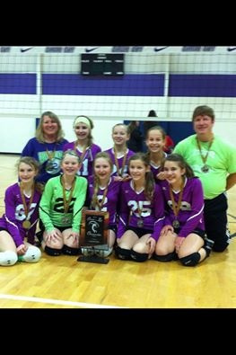 The Outland 13's volleyball team placed fifth in a tourney this past weekend.