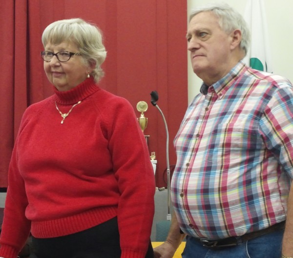 Nancy and Bob Hawkins, Middlebury, named 2015 Elkhart County Fair Parade Marshals. (Photo by Deb Patterson)