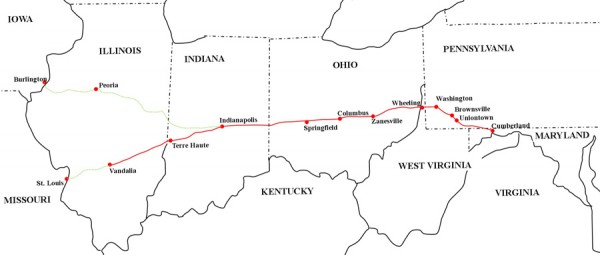 National-Road-line-map #28