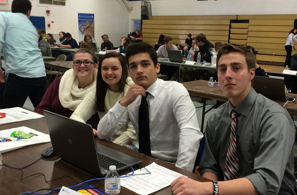 Tristan Hunsberger, Bruno DeSouza, Lexee Lemler, and Lindsey Johnson.