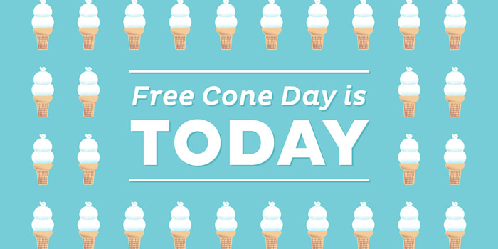 DQ free cone day