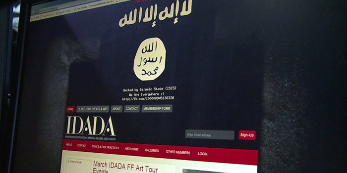 ISIS hack IDADA website