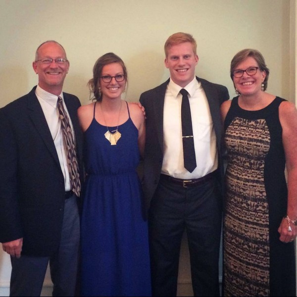 Pictured from the left are the Kehoe family, Mike, Carrie, Tom and Diane. (Photo provided).