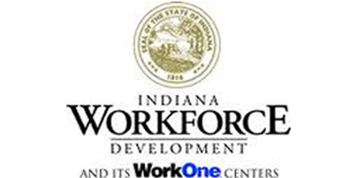 Indiana Dept. Workforce Development logo