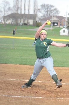 Kassidy Shepherd was strong in the circle for Valley.