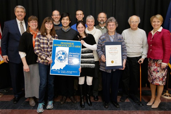 The Arthur Gilbert Family was a recipient of the Hoosier Homestead Award and was recognized as a centennial farm. The family farm is in Kosciusko County.