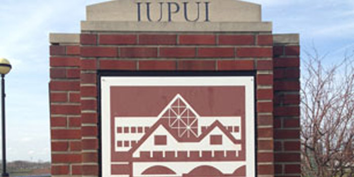 IUPUI sign