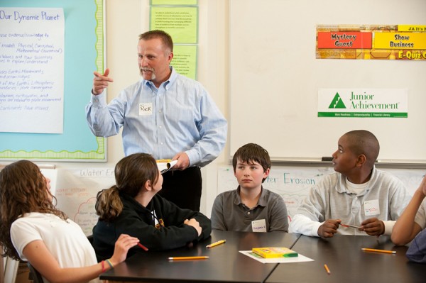 Children learn about financial literacy through Junior Achievement programs at Wawasee.