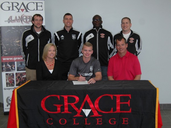 Warsaw goalie Peyton Long will continue his soccer career at Grace College (Photo provided by the Grace College Sports Information Department)