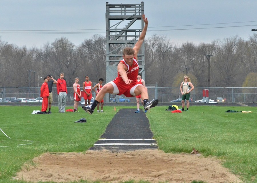 Taylor Fulton had a career-best jump at 20-06 in Thursday's meet against Wawasee.