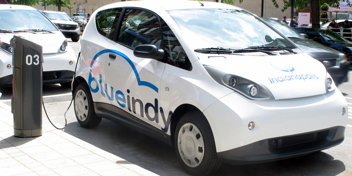 BlueIndy electric car share service