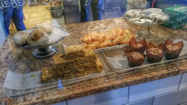 A display of baked goods