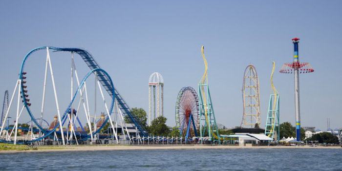 Cedar Point skyline