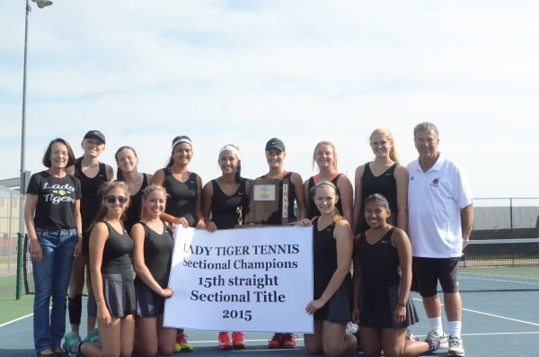 The Warsaw girls tennis team beat Whitko 5-0 Friday to win the program's 15th straight sectional championship. The Tigers play Plymouth Tuesday in the Culver Academies Regional.