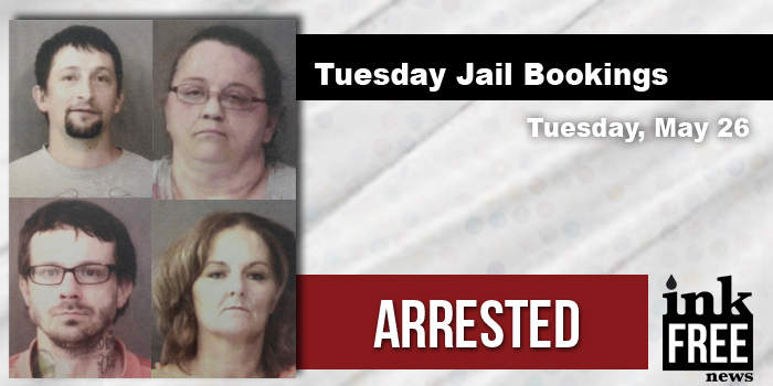Tuesday jail bookings