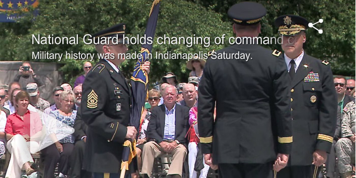 Indiana National Guard command change